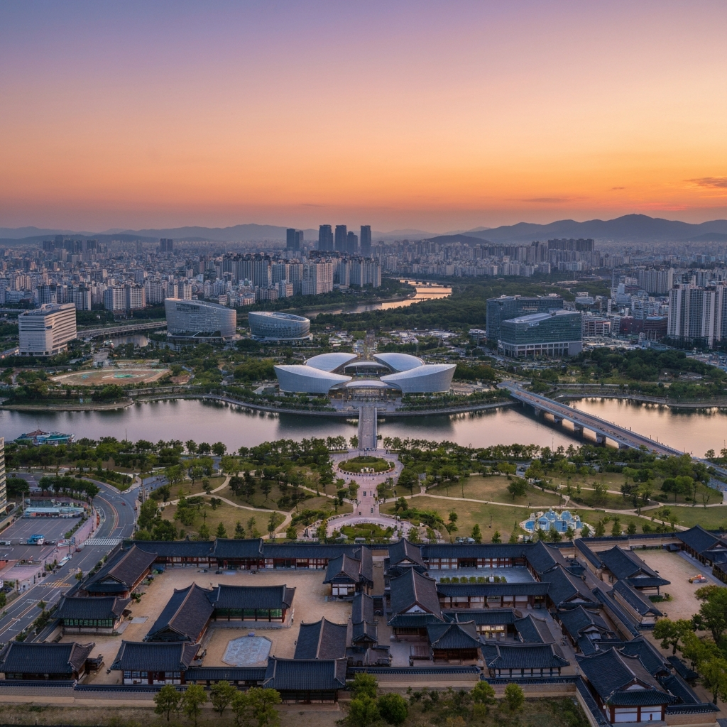 Daejeon skyline