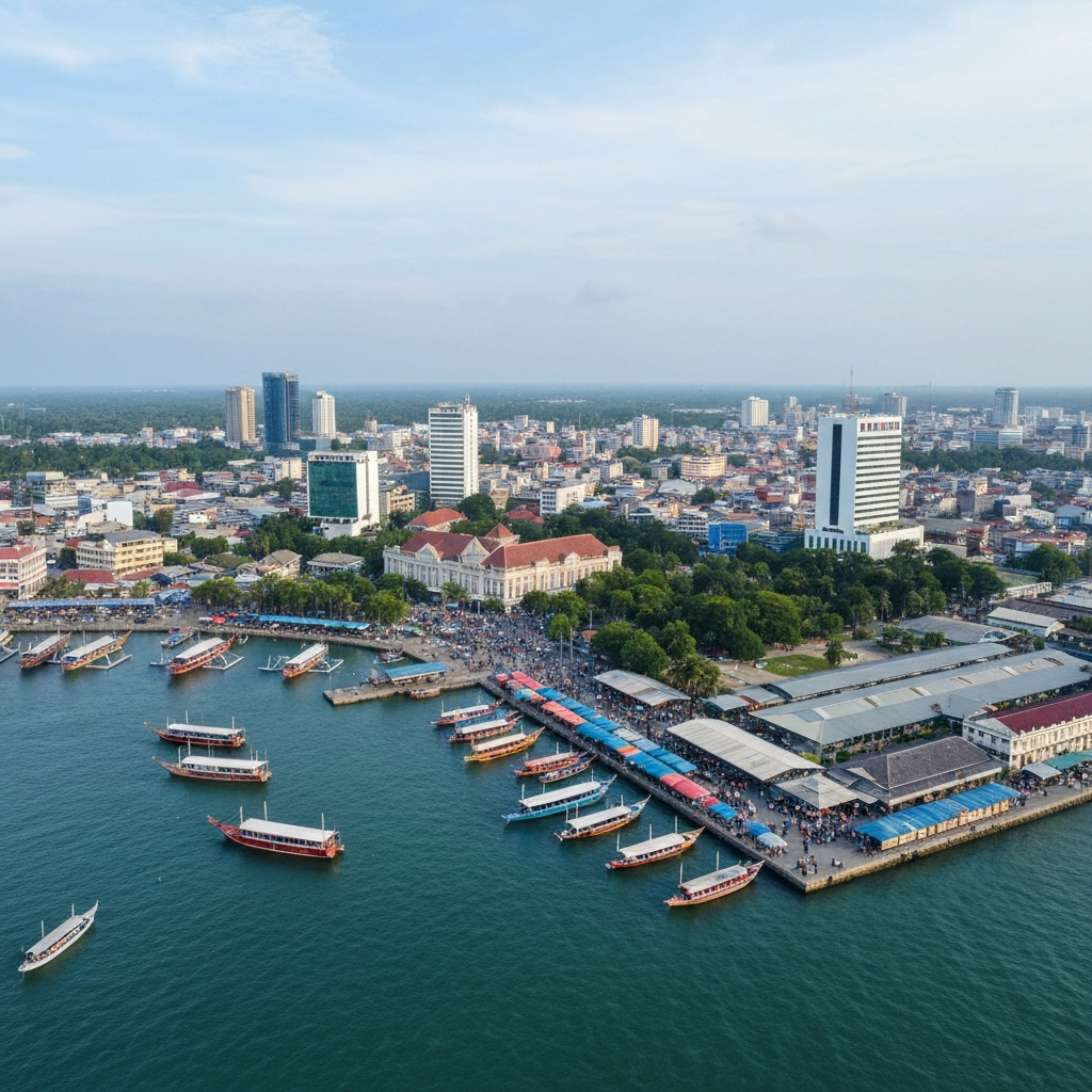 Makassar coastline view