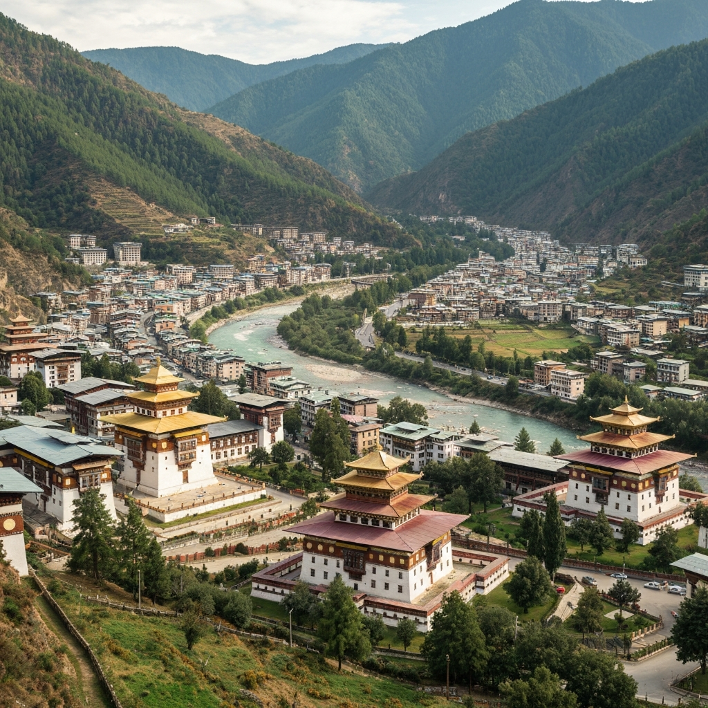 Paro to Bangkok Private Jet Route