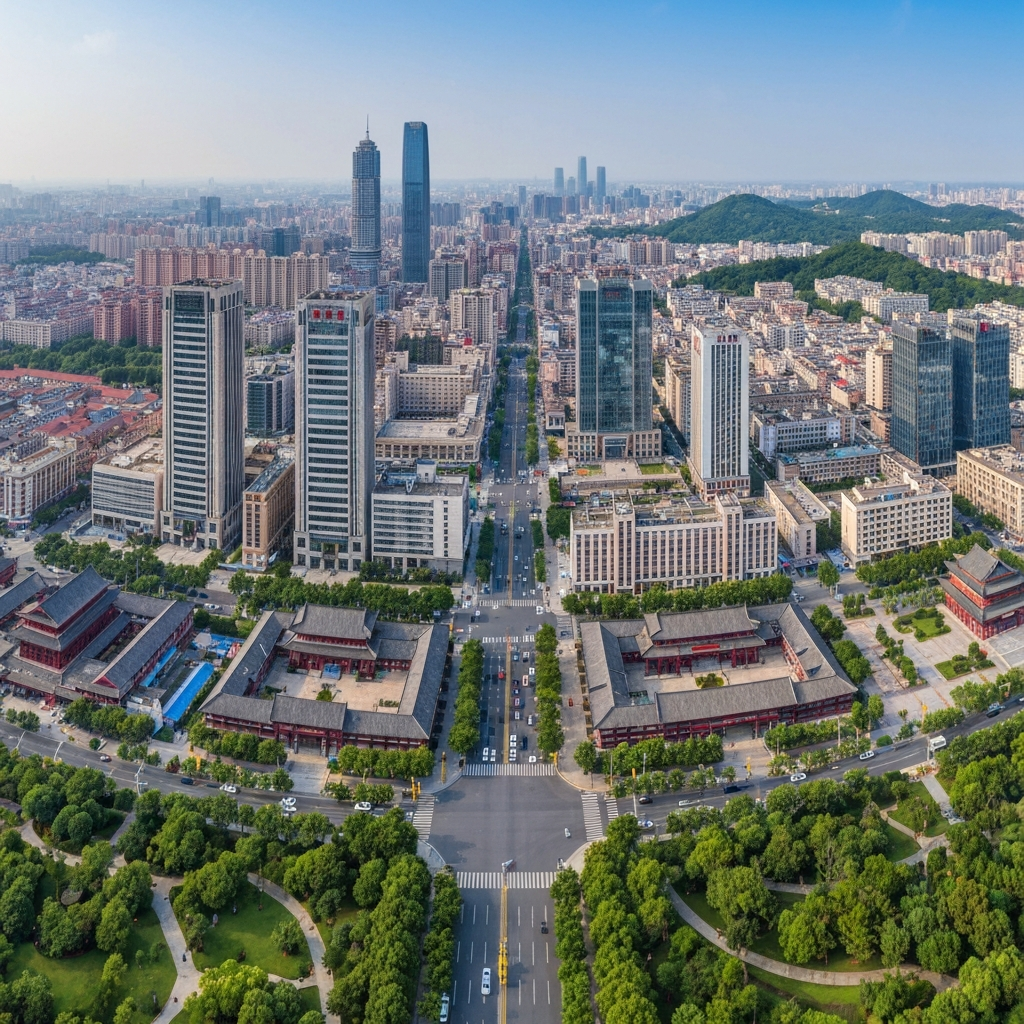 Weifang skyline