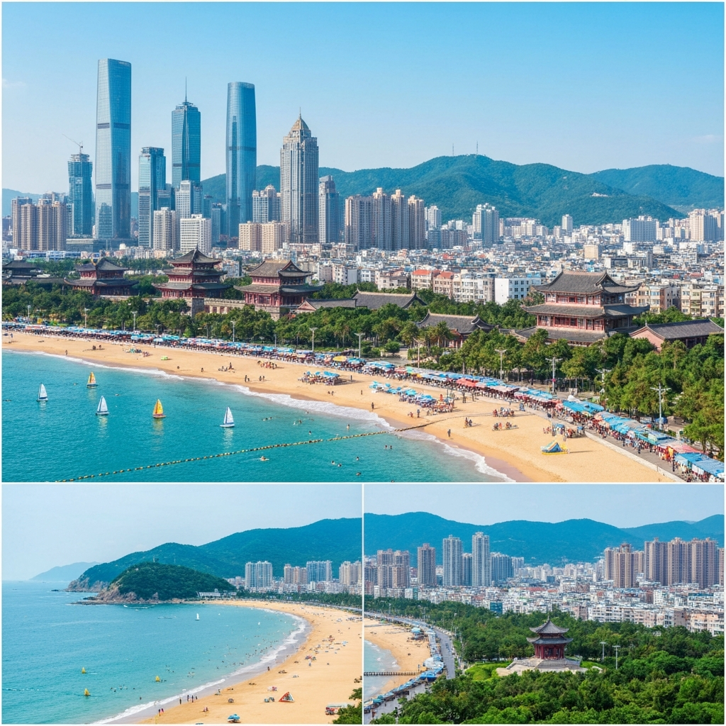 Weihai aerial view