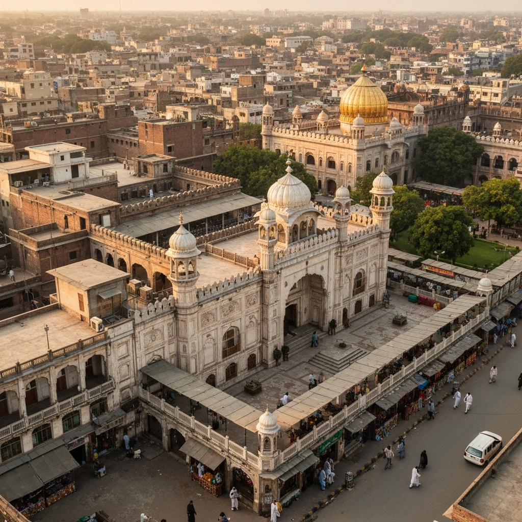Lahore city aerial
