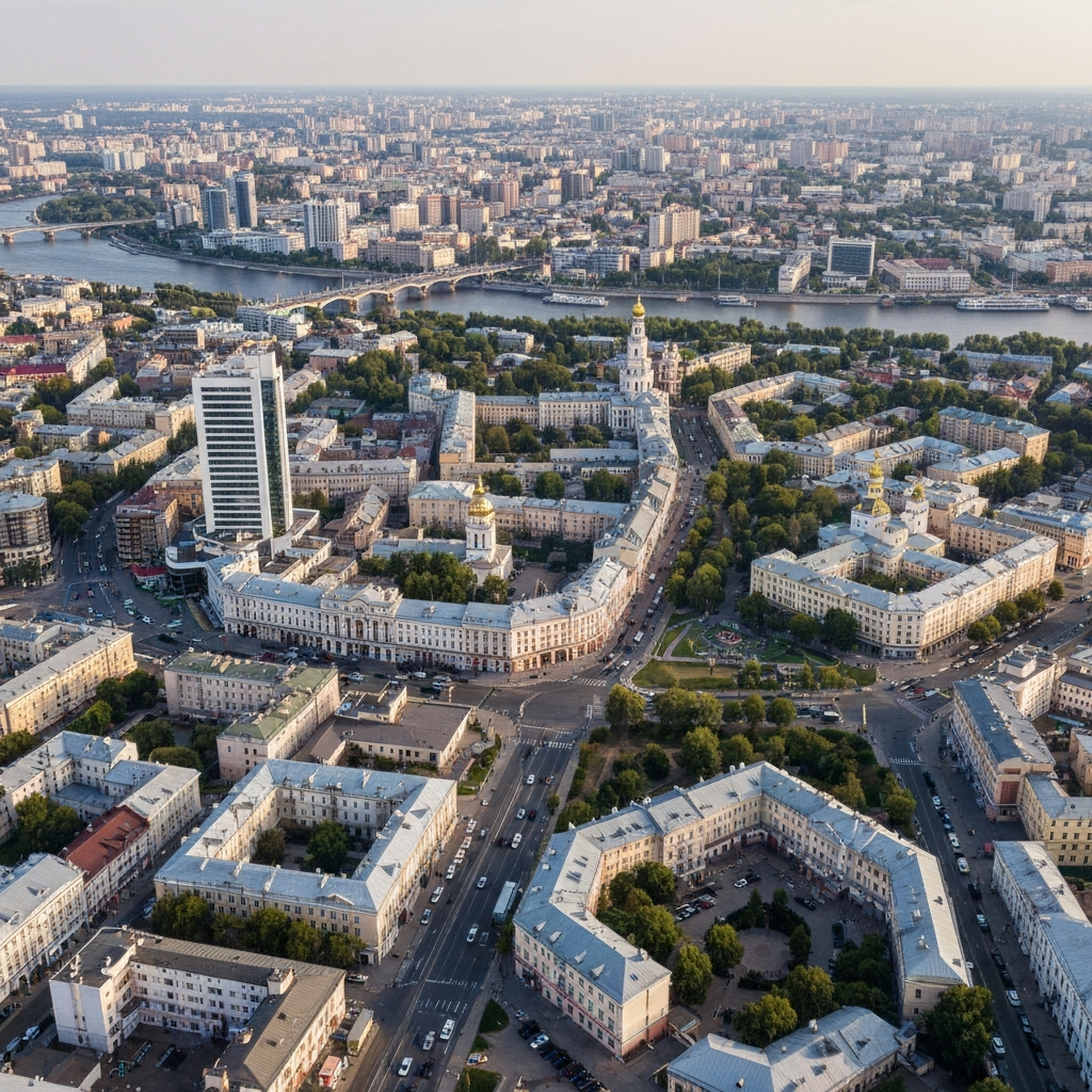 Kyiv on a sunny day