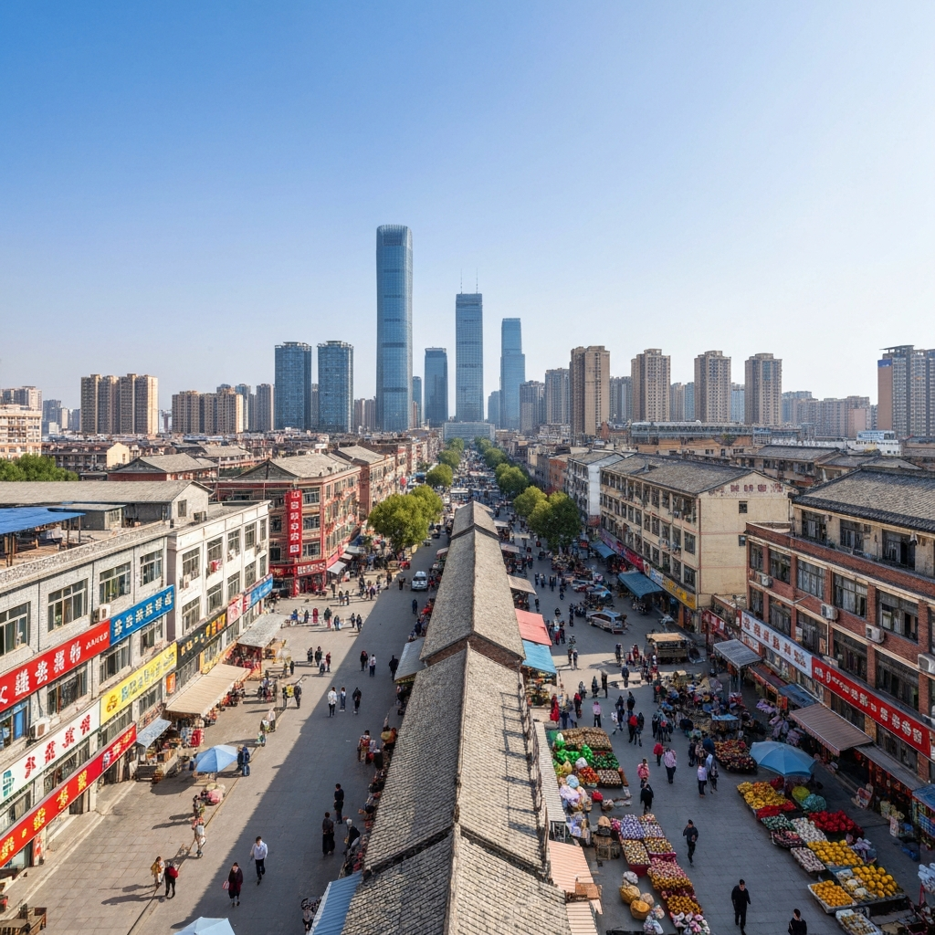 Shijiazhuang cityscape