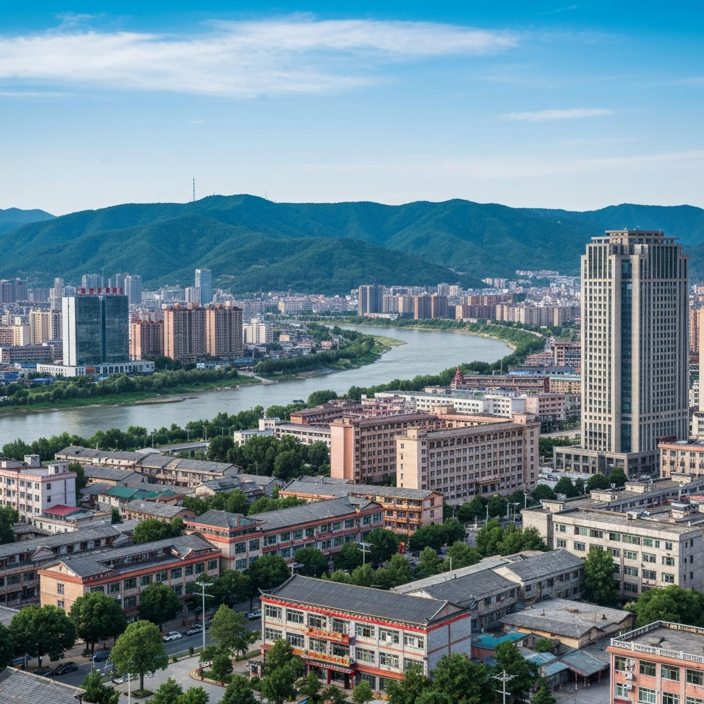 Mudanjiang to Hegang private jet route