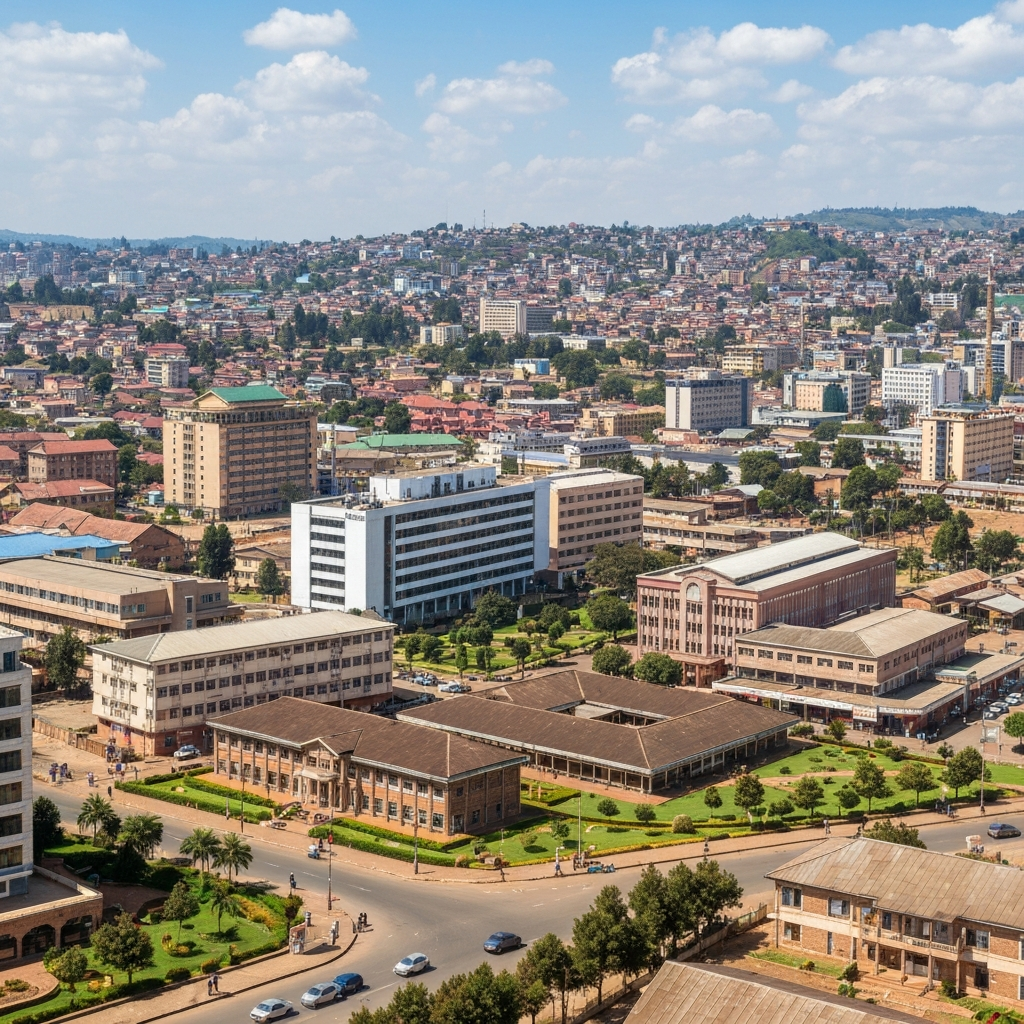 Kigali to Nairobi route