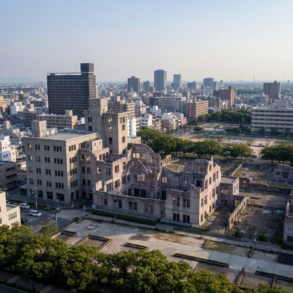 Hiroshima to Sendai Jet Route