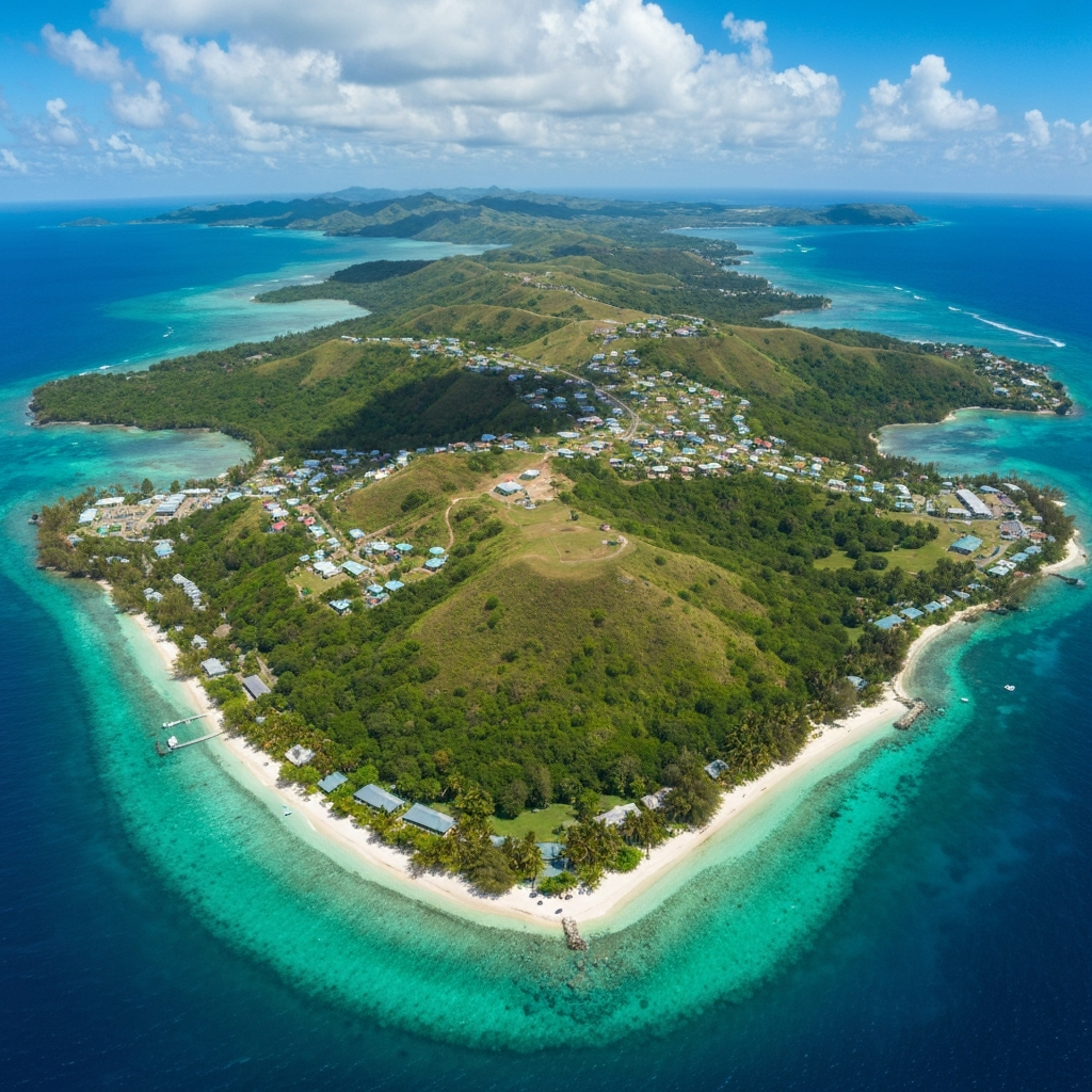 Majuro Atoll Aerial