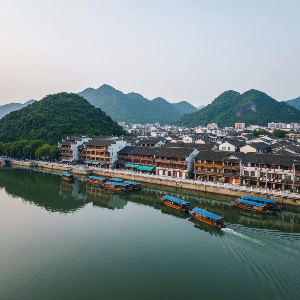 Aerial view of Quanzhou