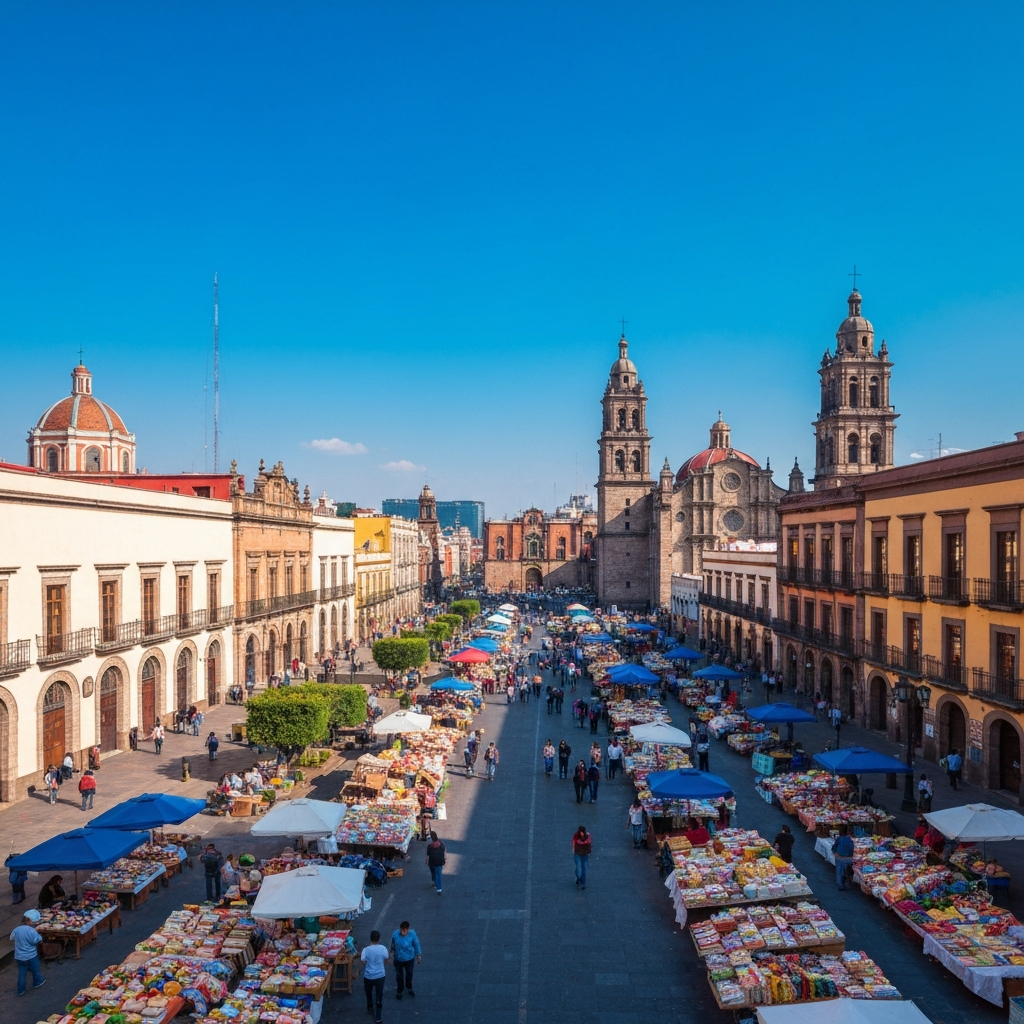 Guadalajara city aerial