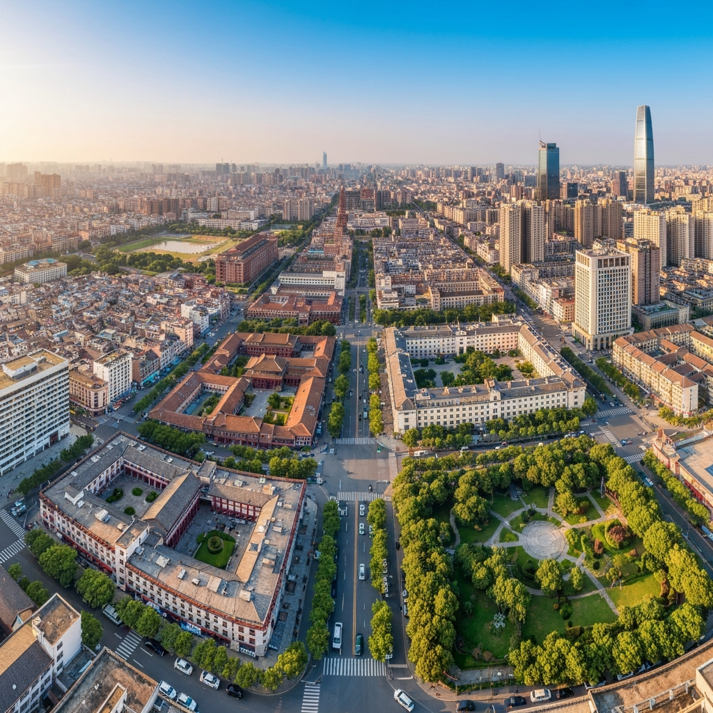 Baoshan cityscape