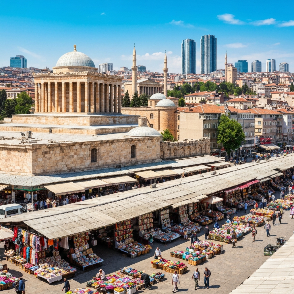 Istanbul to Ankara route