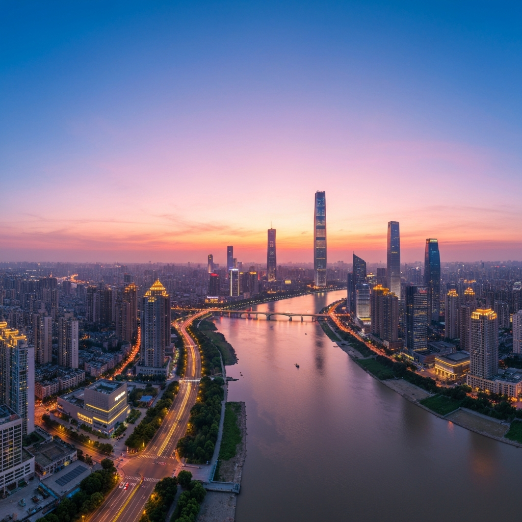 Wuhan Aerial View