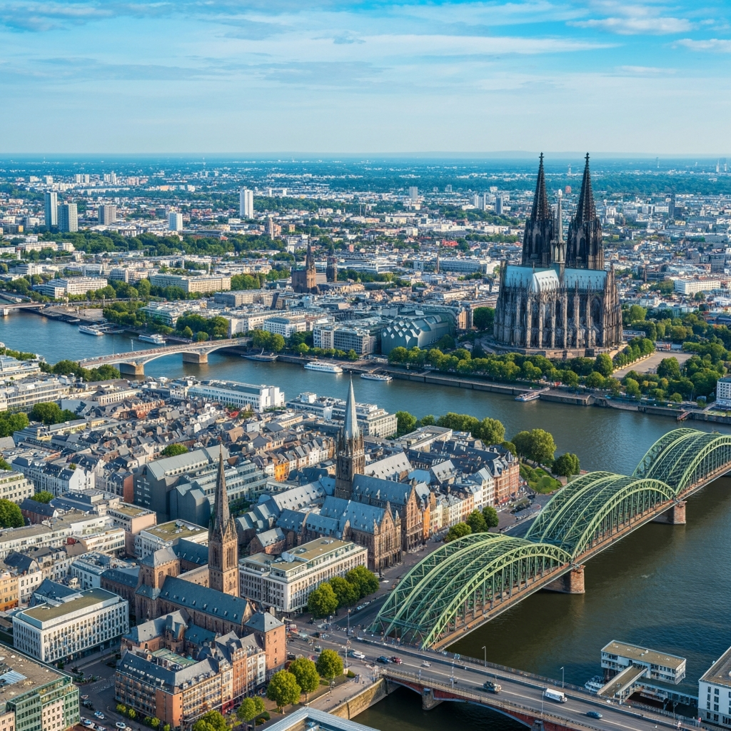 Cologne Aerial View