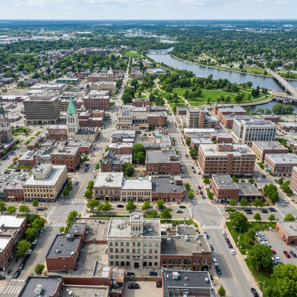 Private jet interior for Kitchener to Montreal route