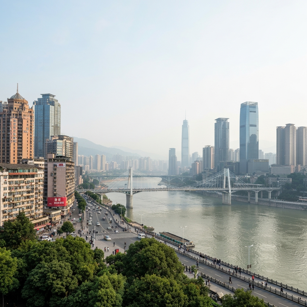 Yangtze River Aerial View