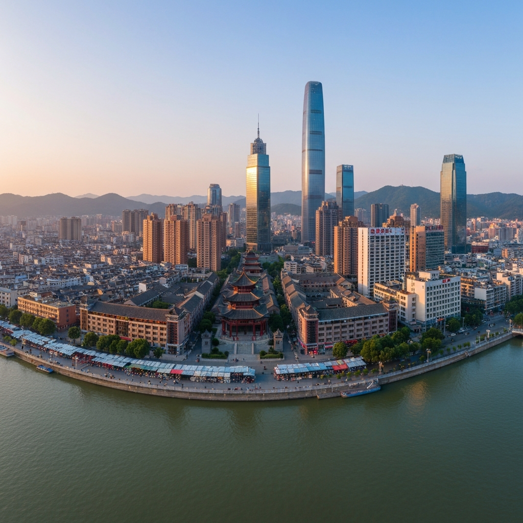 Huangshi City Skyline