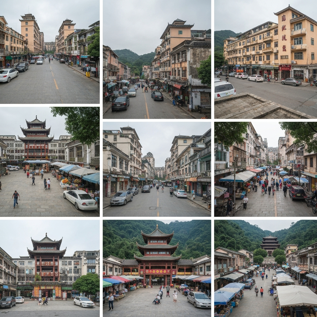 Shaoguan aerial view