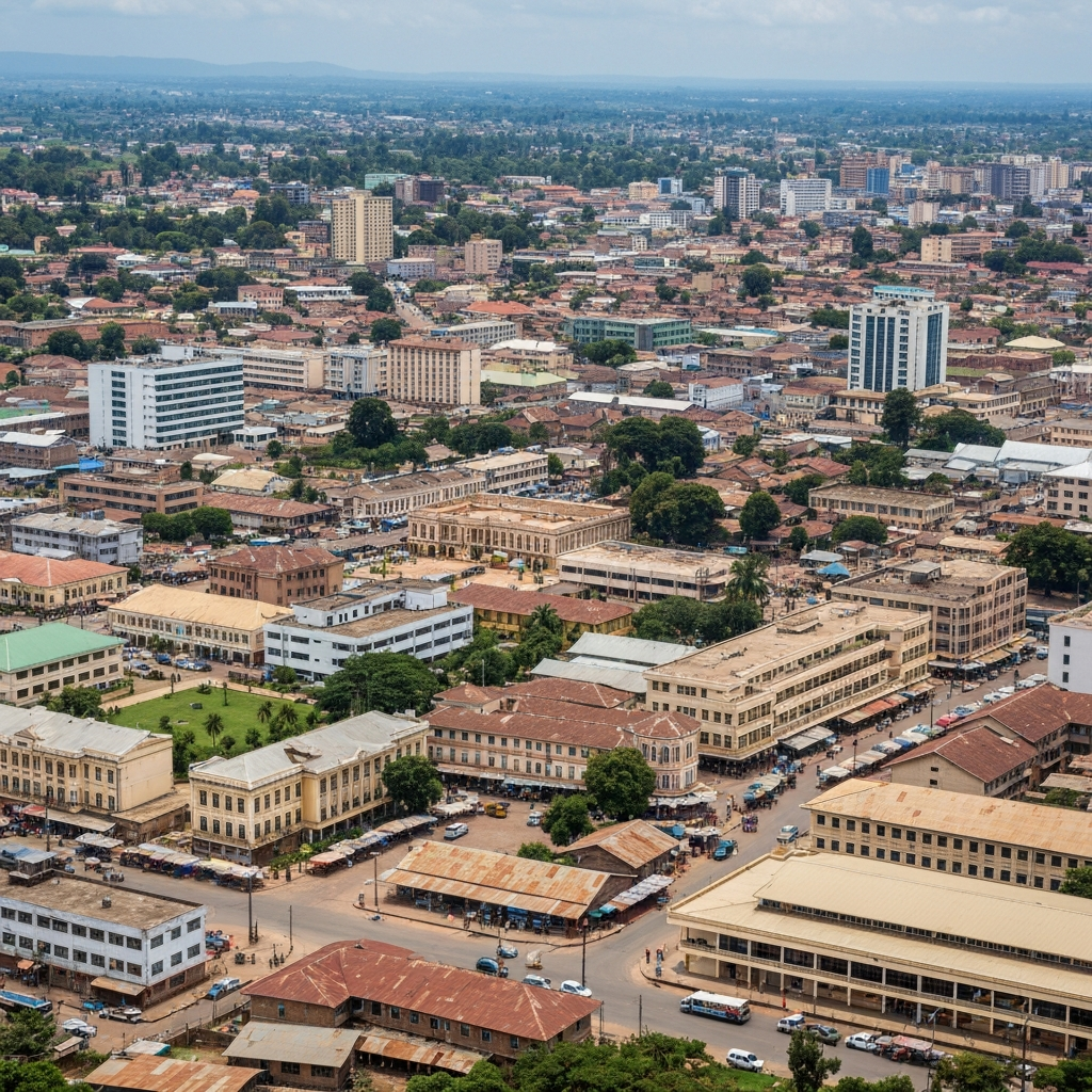 Jet departing Bujumbura