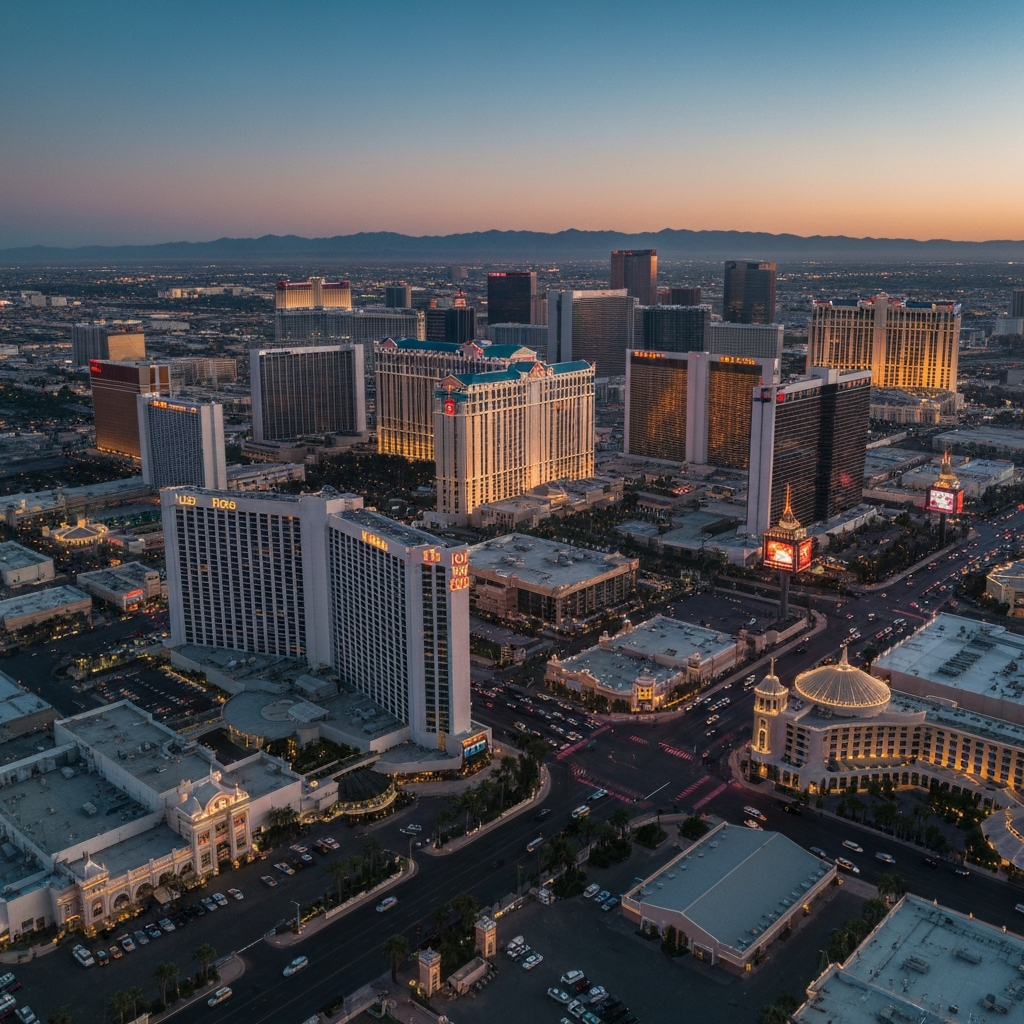 Las Vegas Strip from above