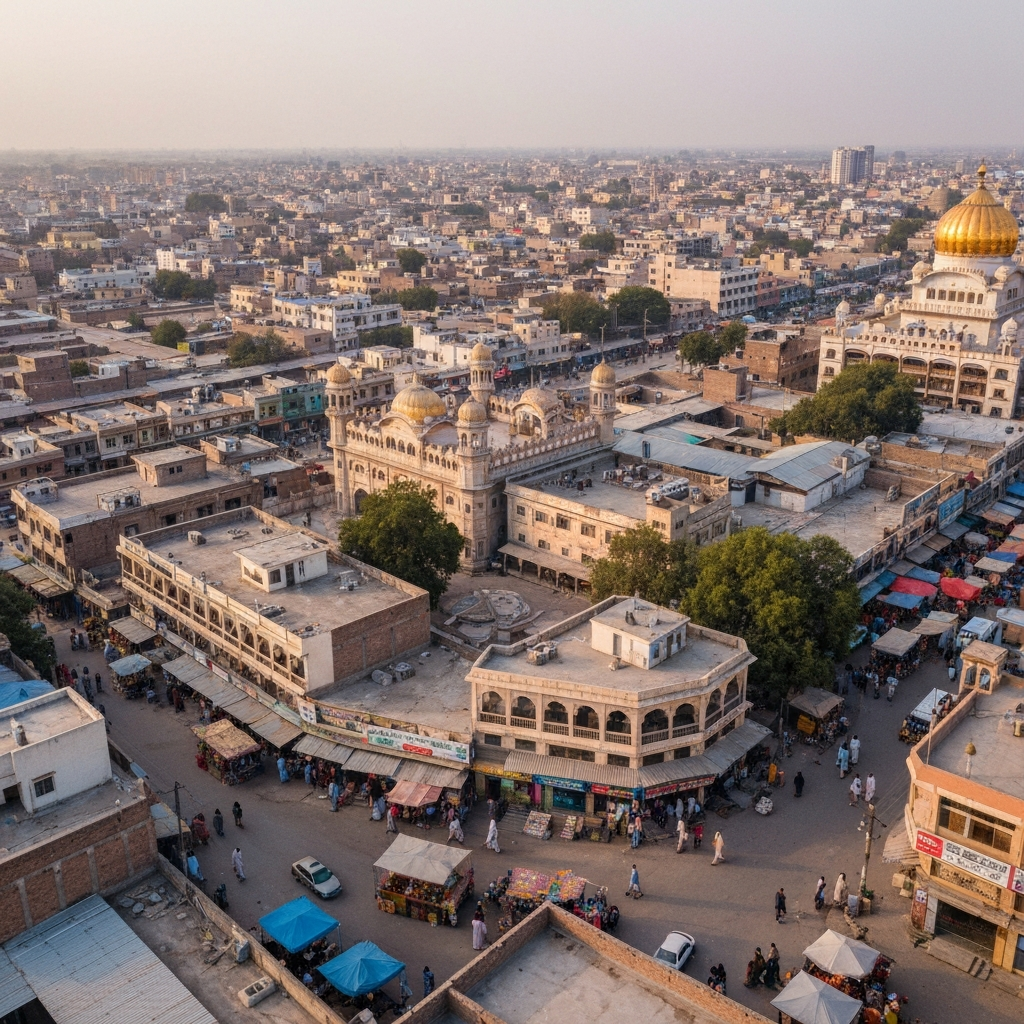 Gujranwala city skyline