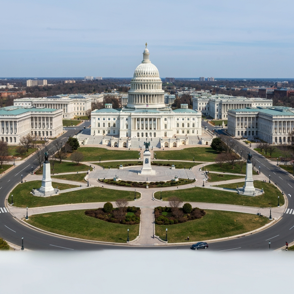 Capitol Hill aerial view