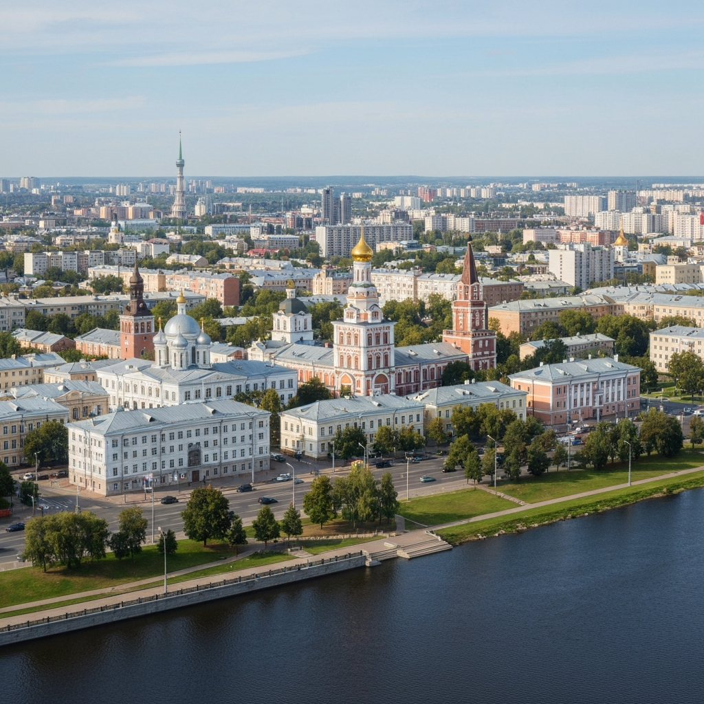 Perm to Moscow Jet Route