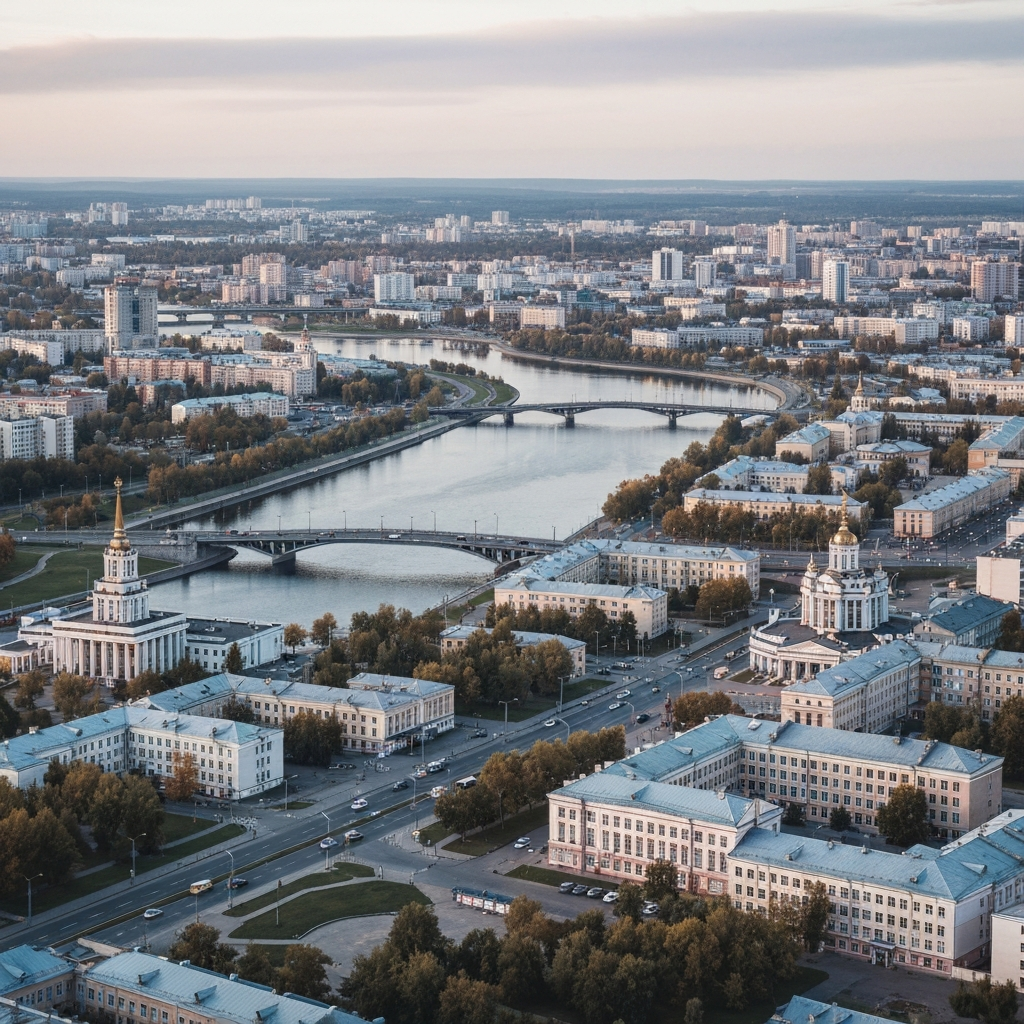 Perm cityscape