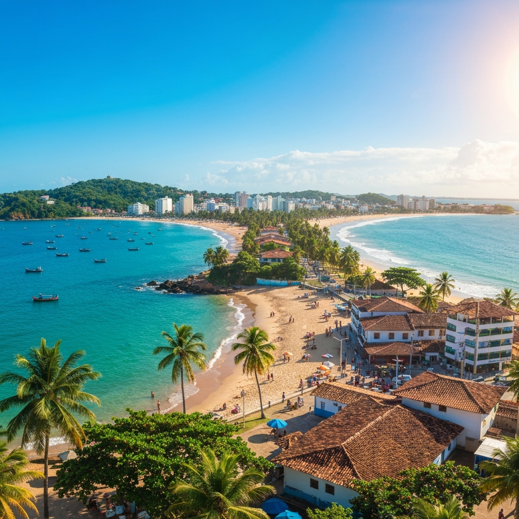 Maceió’s vibrant coastline and turquoise waters