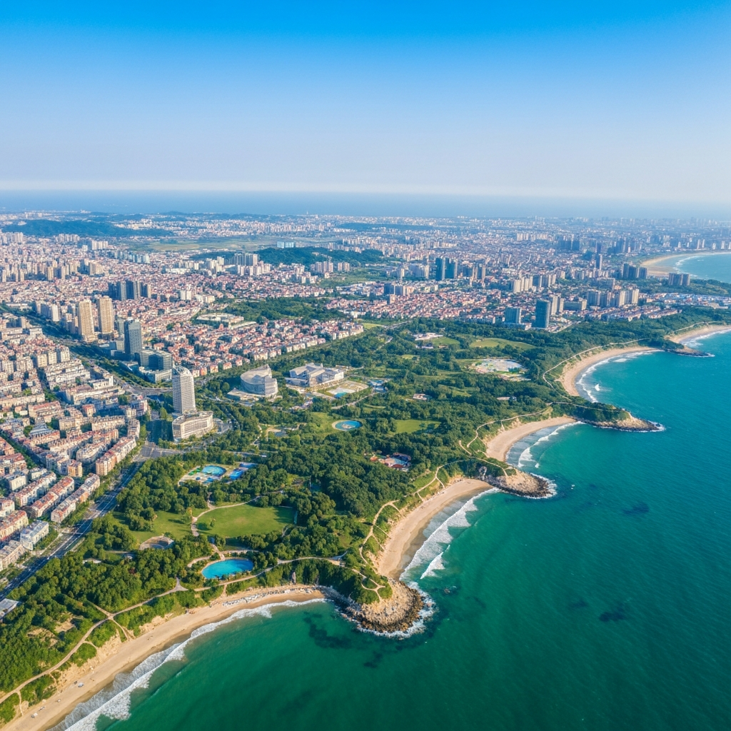 Arrival in Qingdao
