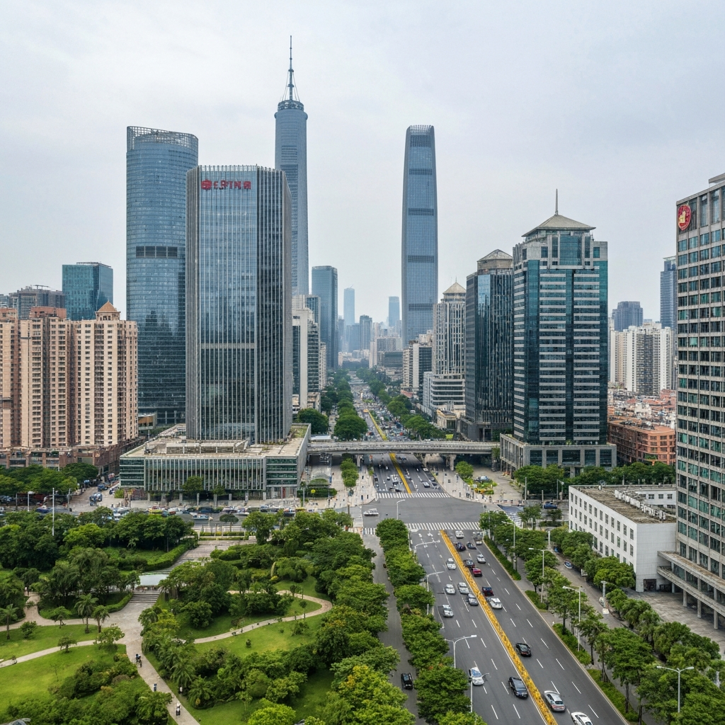 Shenzhen city skyline