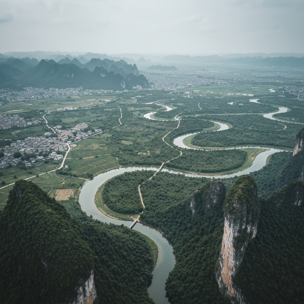 Lianshan Aerial View