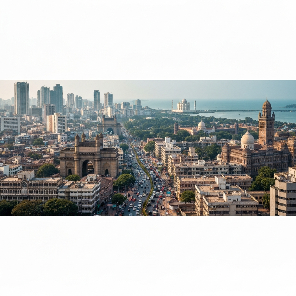 Mumbai Skyline from Above