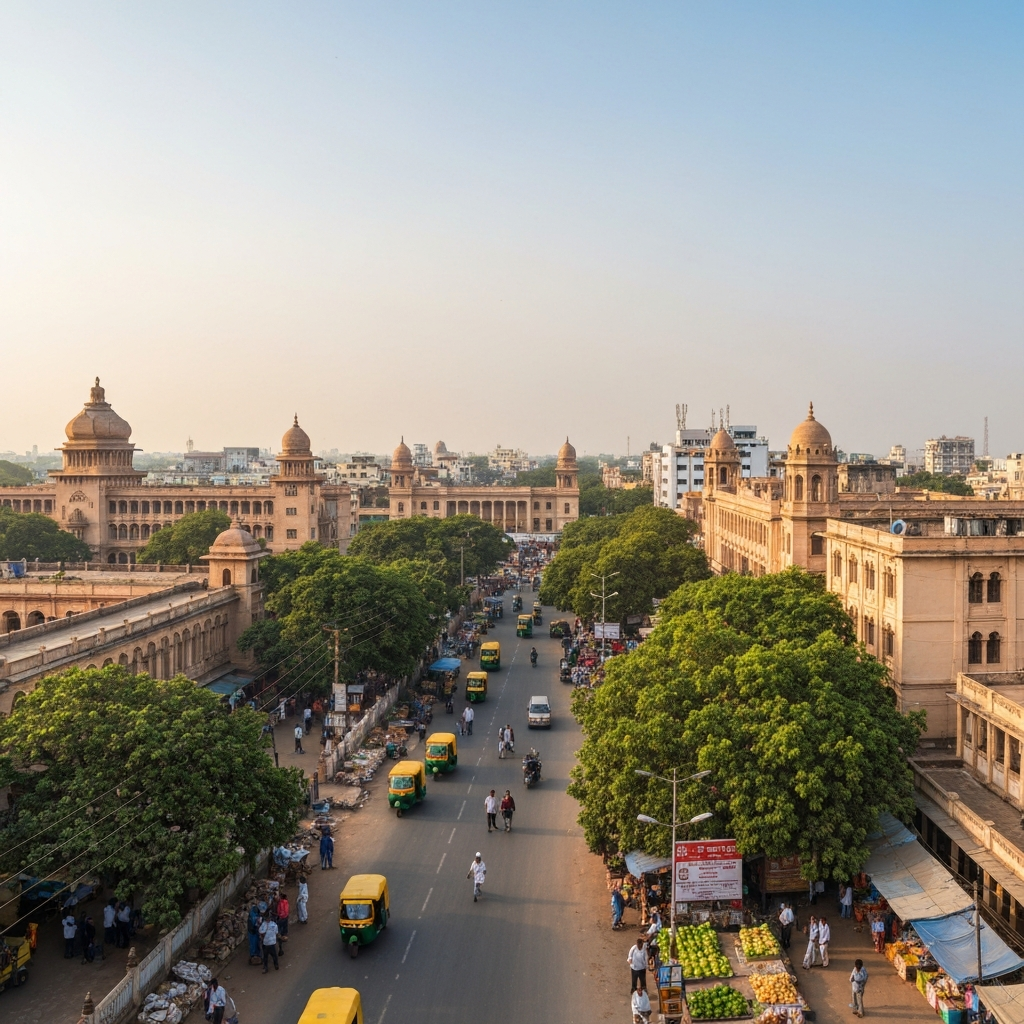 Nagpur to Bangalore Private Jet Route