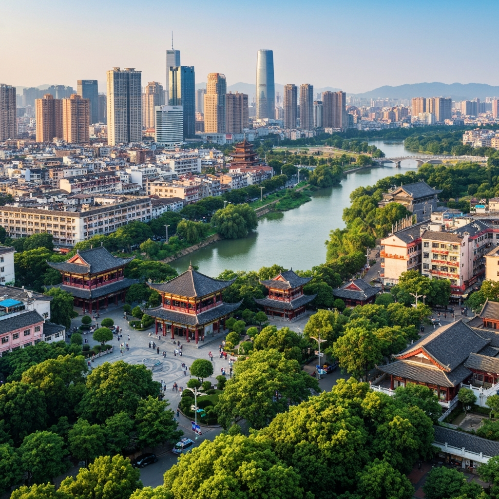 Nanning City Skyline