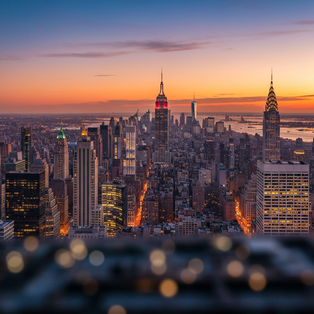 Aerial View of New York City