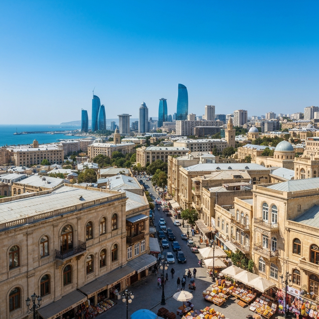 Baku cityscape