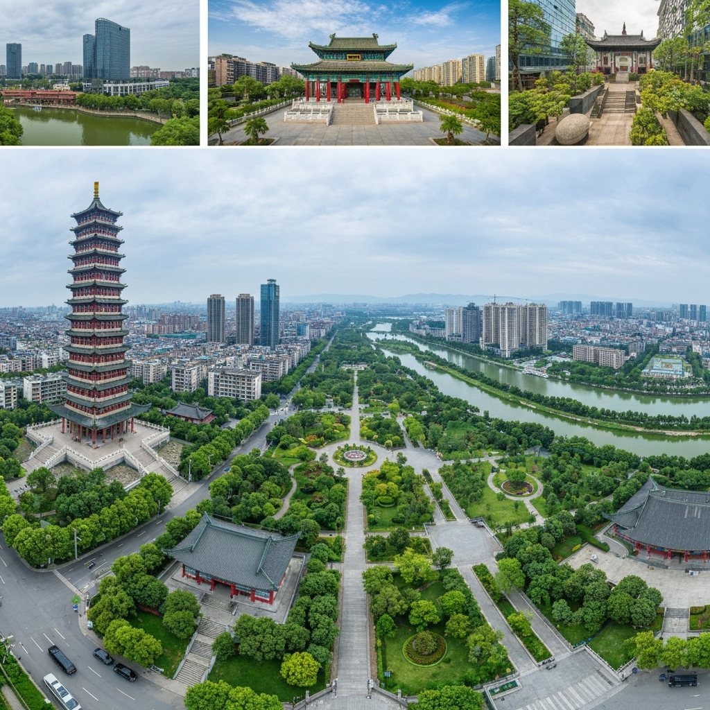 Shouguang cityscape