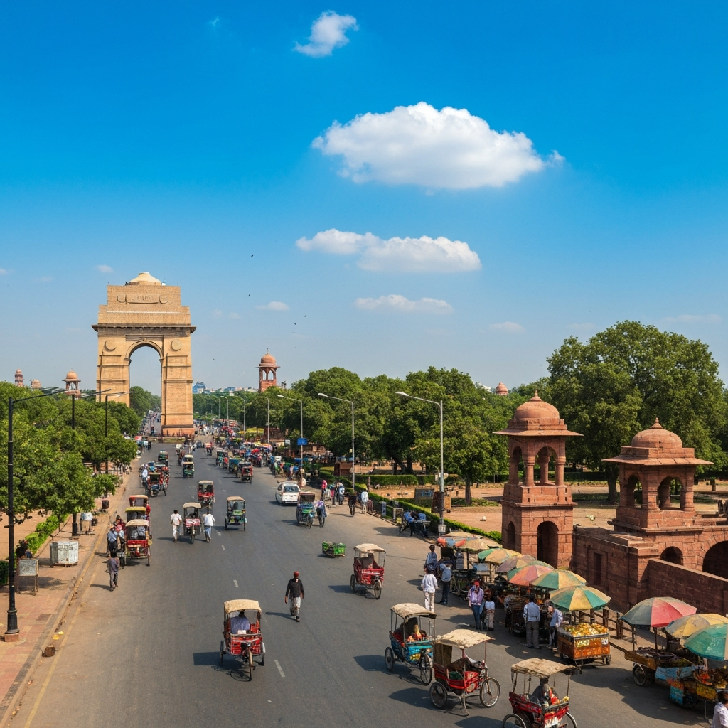 Ranchi to New Delhi private jet route