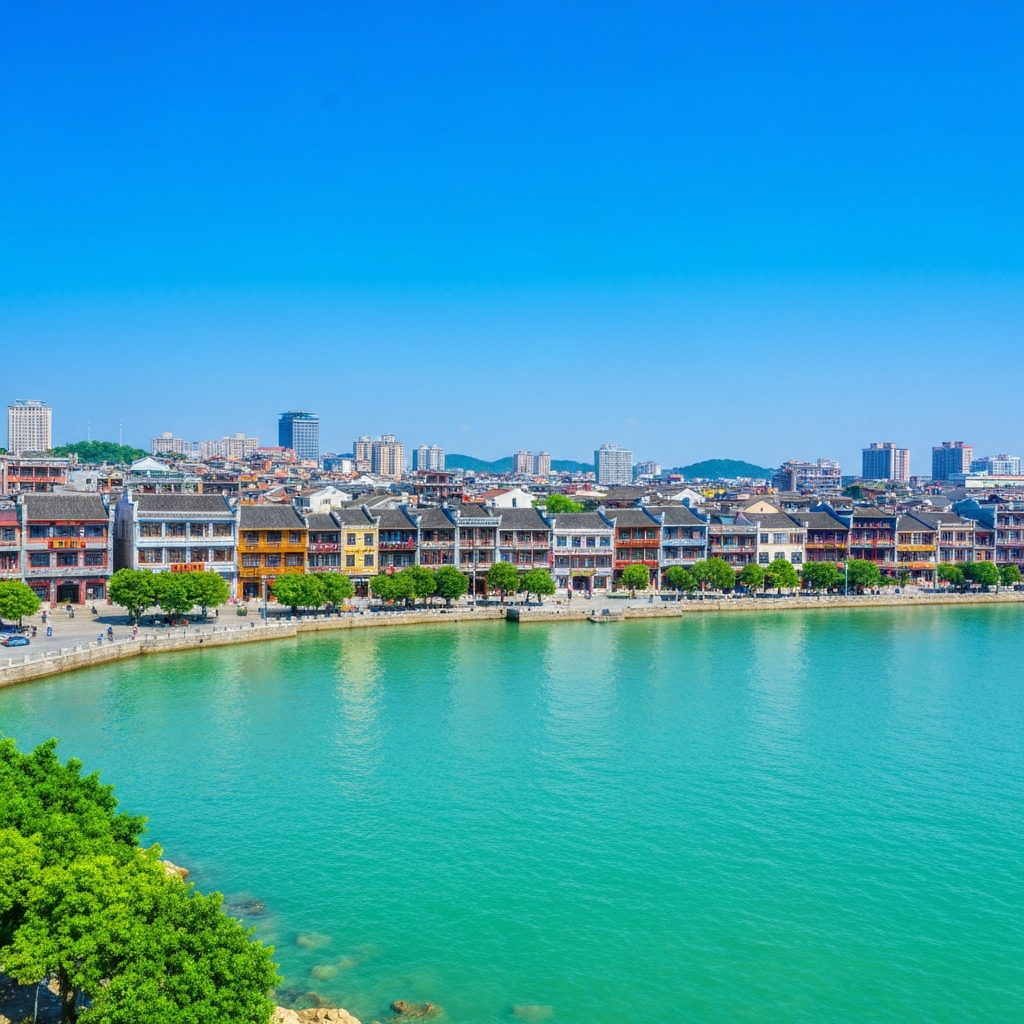 Leizhou city aerial