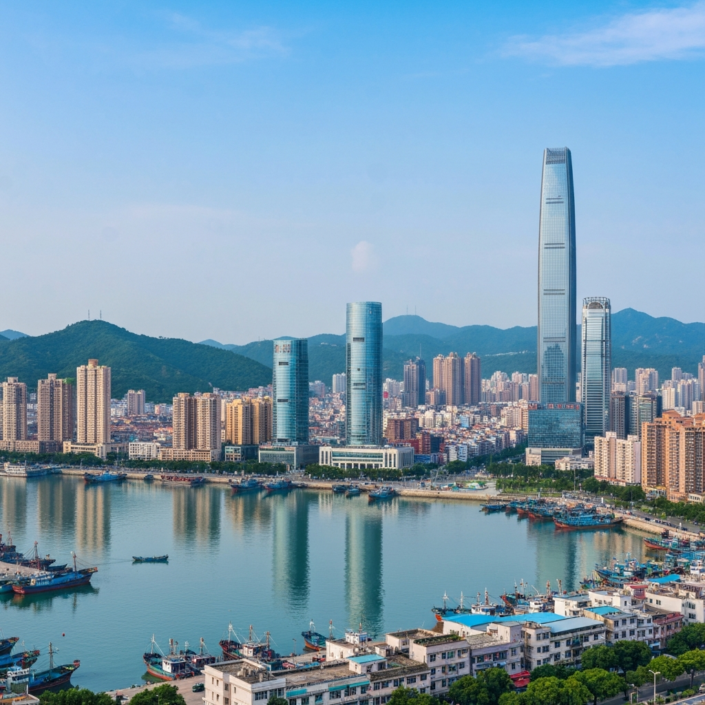 Leizhou to Zhanjiang private jet route