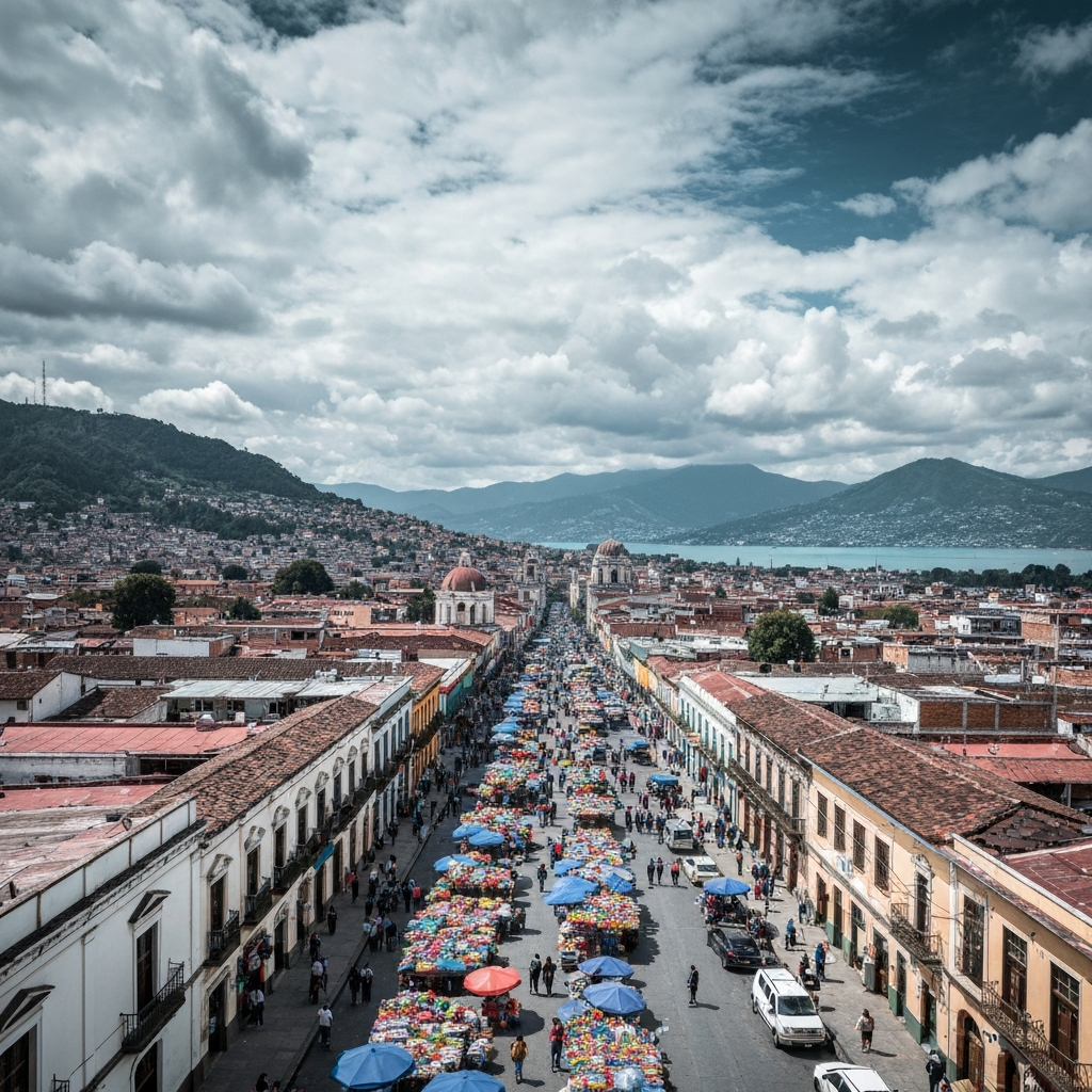 Guatemala City Arrival View