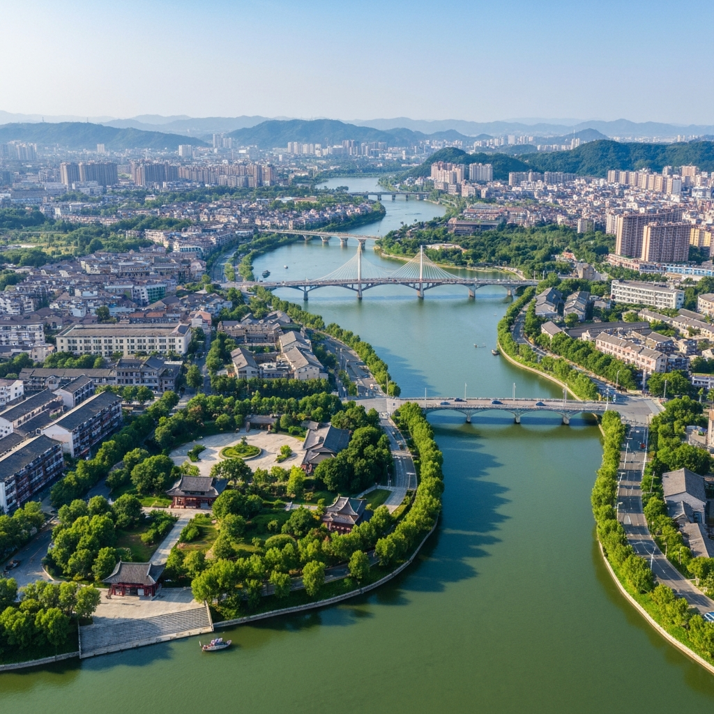 Xuanzhou aerial view