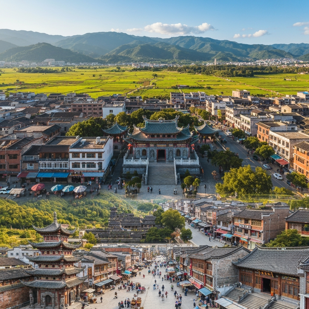 Zhumadian skyline