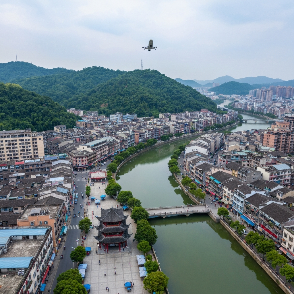 Fuzhou city skyline