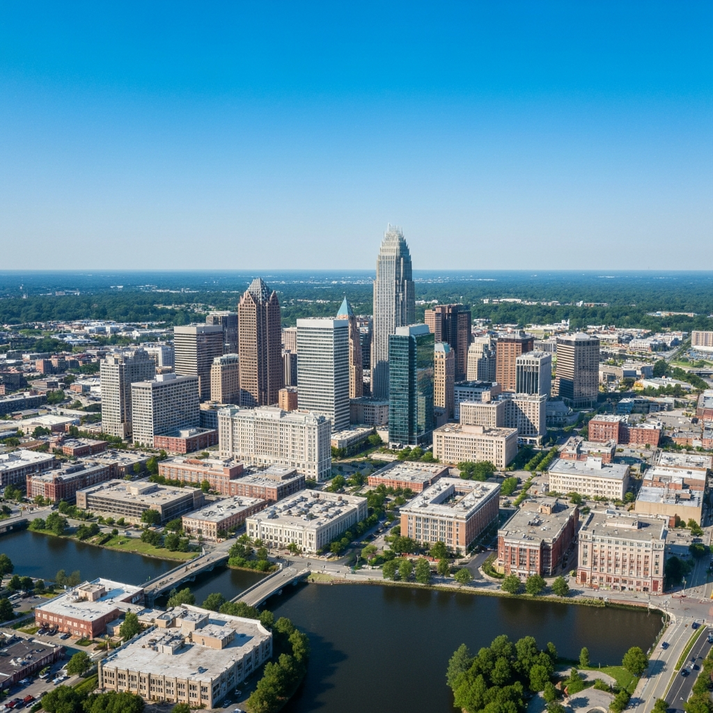 Charlotte North Carolina Skyline