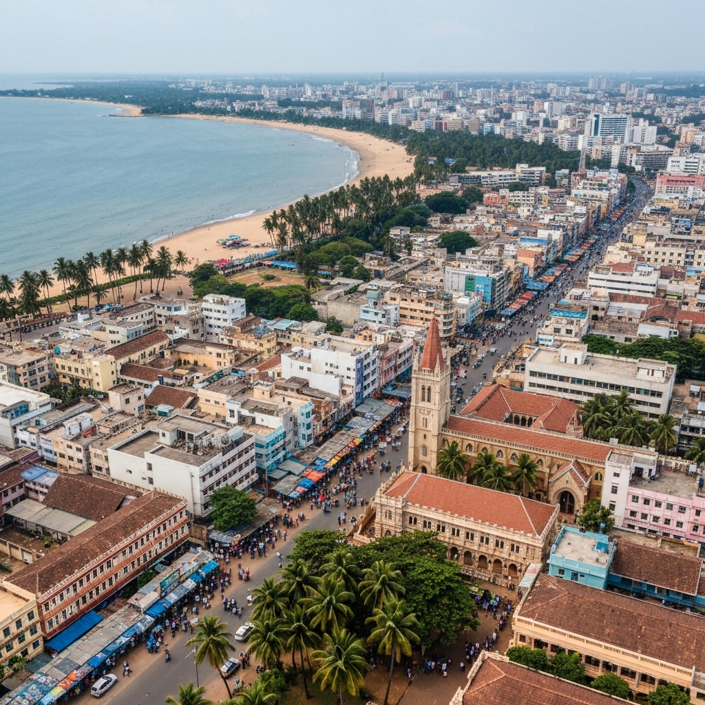 Chennai skyline