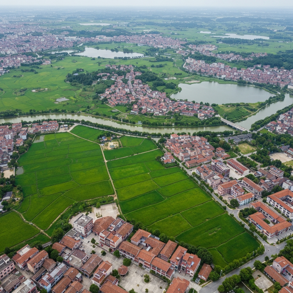 Rongcheng scenic aerial