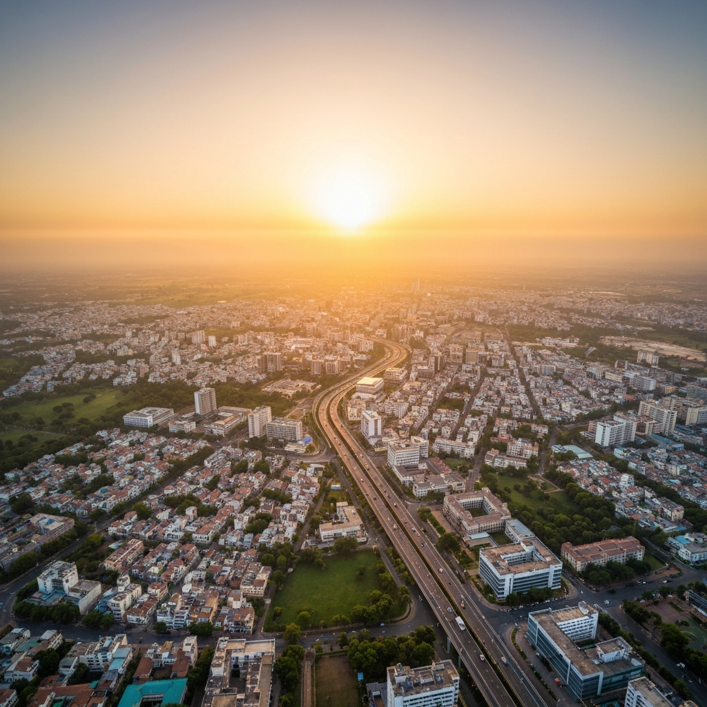 View of Bangalore from Above