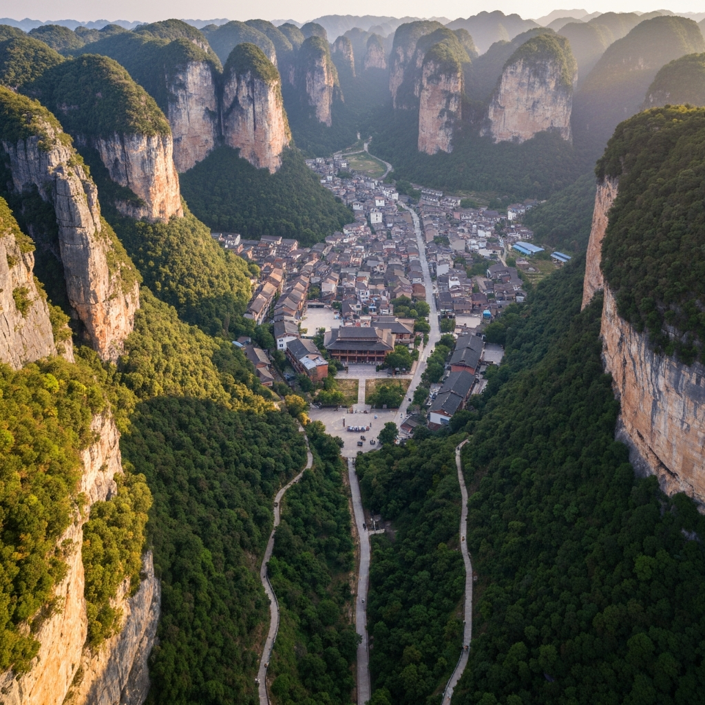Linhai Great Wall view